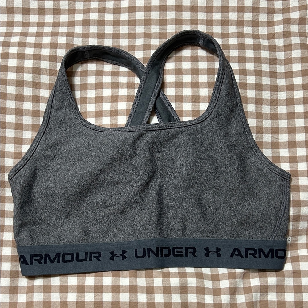 Under Armour Charcoal Sports Bra